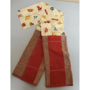 Handmade Kitchen Boa Over Shoulder Scarf Towel